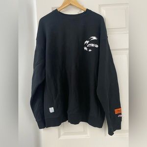 Heron Preston black crewneck
